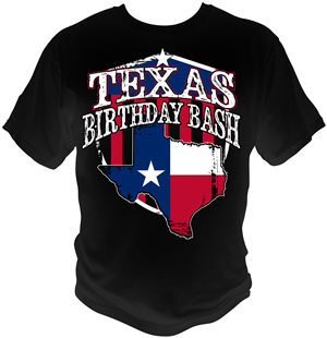 Event T-Shirt for Texas Birthday Bash - Male | Design de T-shirt par bacujkov