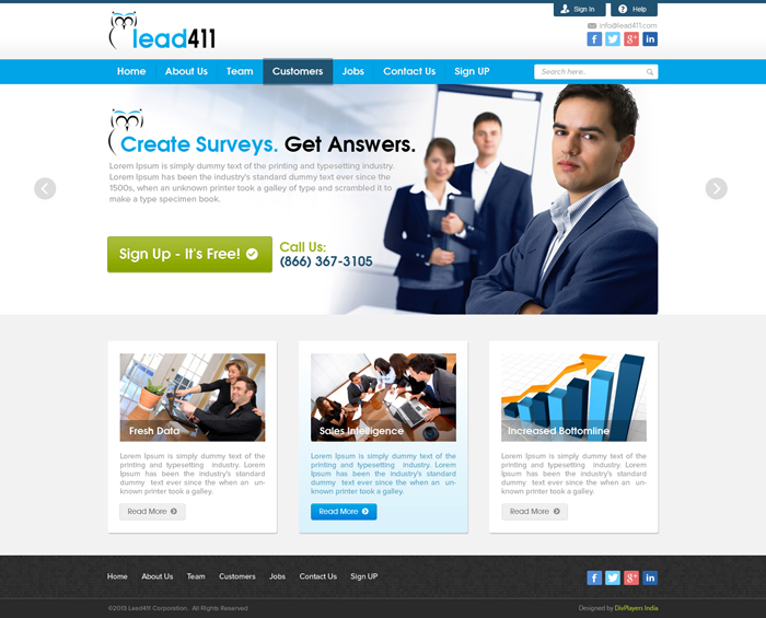 Web Design by the-lion-king for this project | Design #1472050