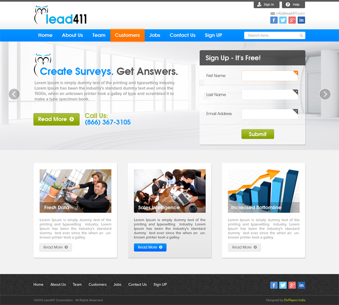 Web Design by the-lion-king for this project | Design #1480863