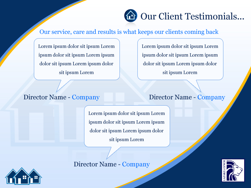 PowerPoint-Design von Best Design Hub für The Lazarz  & Lynch Team | Design #1507098