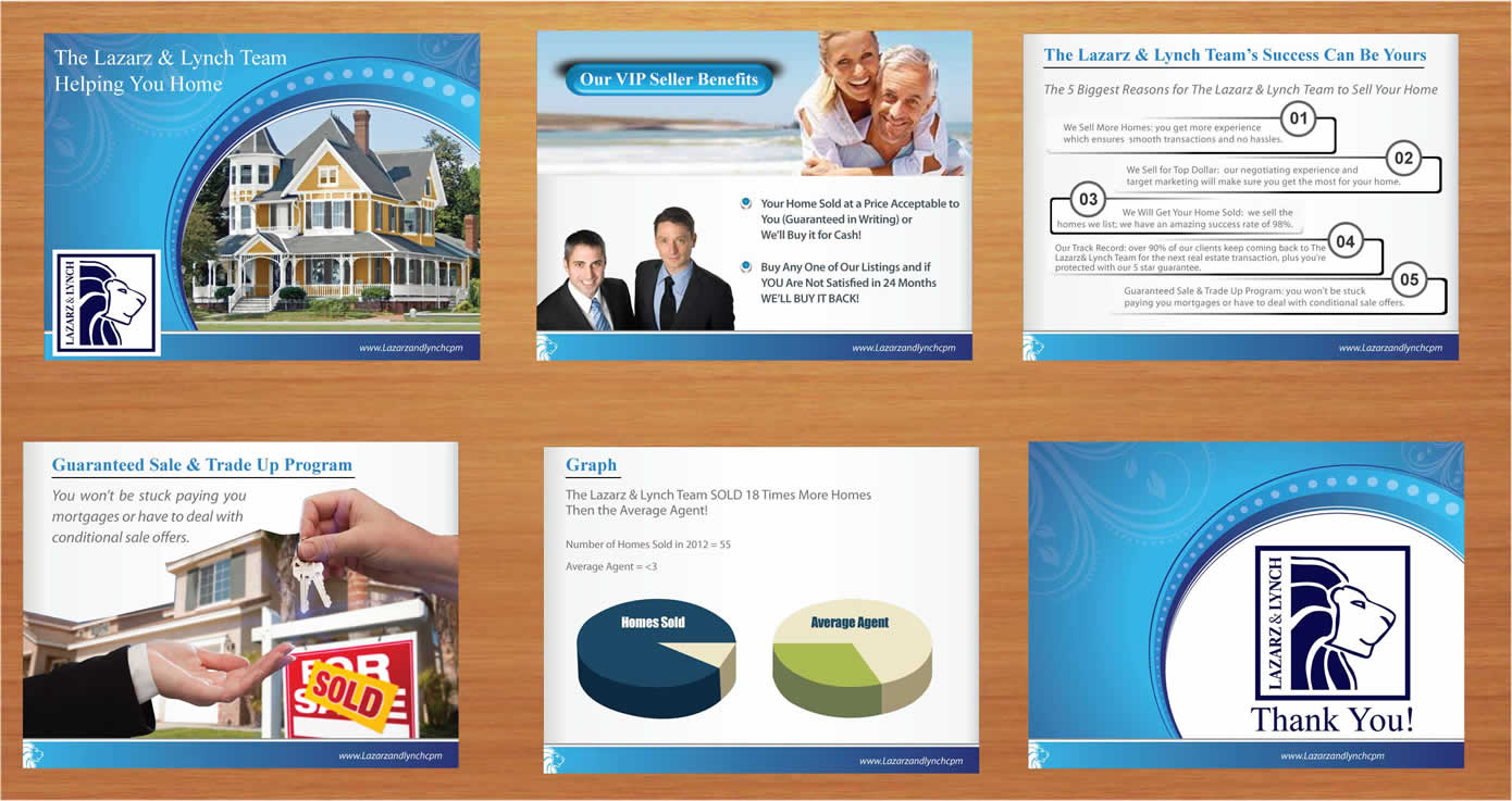 Design de PowerPoint par Sbss pour The Lazarz  & Lynch Team | Design #1464116