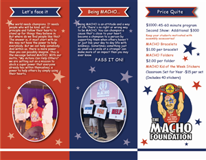 Brochure Design by Kristijan Trajchev for The MACHO Foundation | Design: #5269296