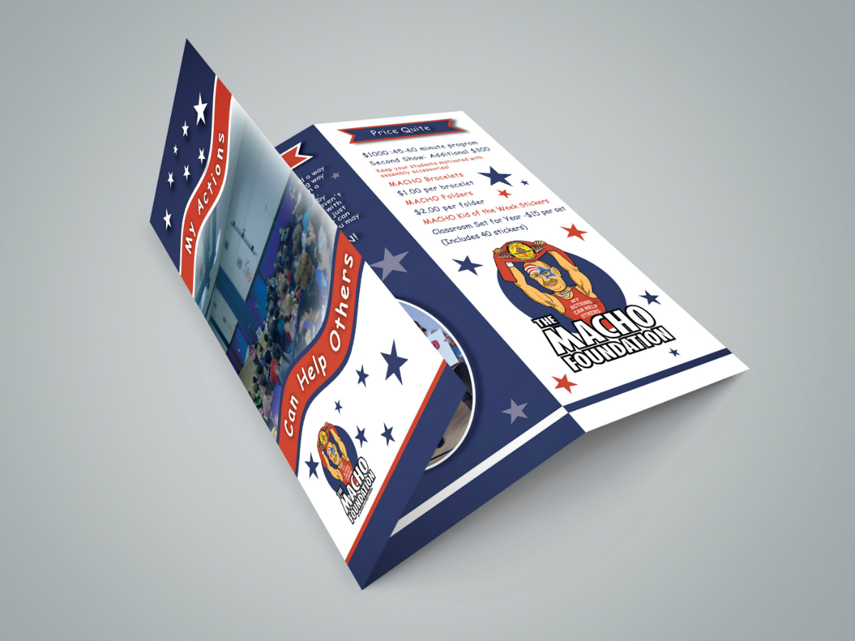 Diseño de Brochure por Kristijan Trajchev para The MACHO Foundation | Diseño #5269303