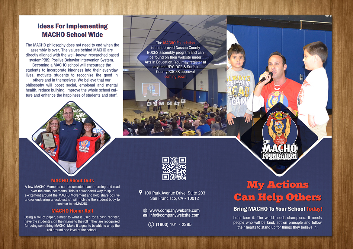 school brochure design ideas
