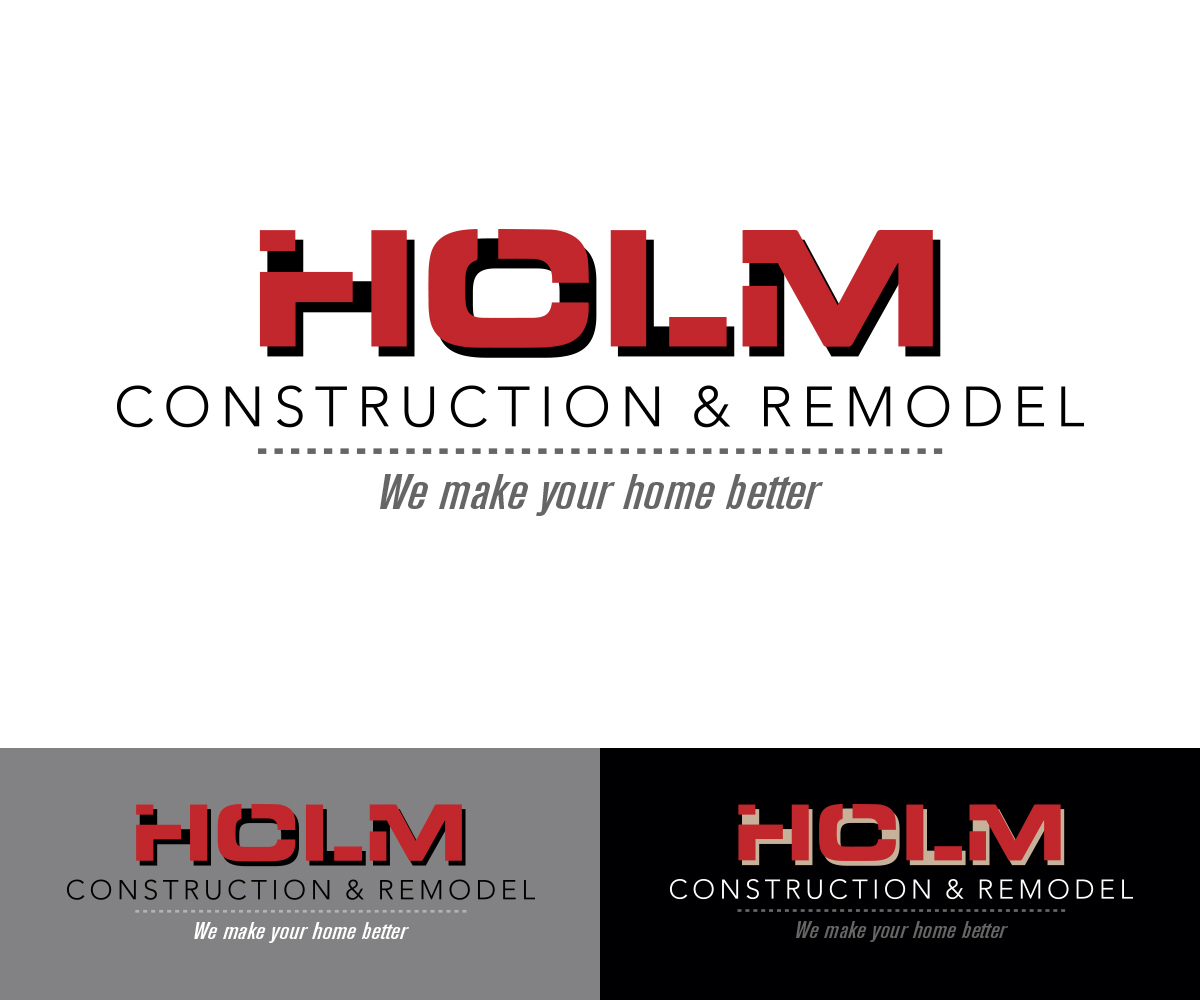 Diseño de Logo por Thomas DeHart para Holm Construction and Remodel | Diseño #5211335