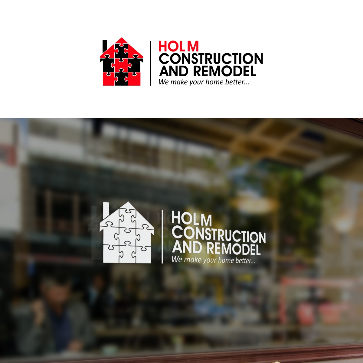 Logo Design by cb1318 for Holm Construction and Remodel | Design #5214035