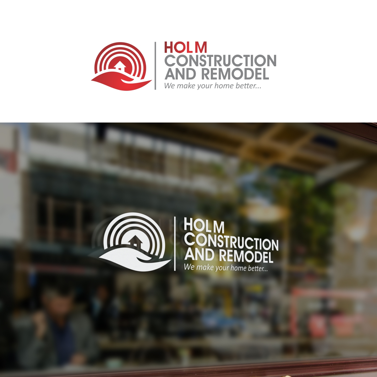Diseño de Logo por cb1318 para Holm Construction and Remodel | Diseño #5214069