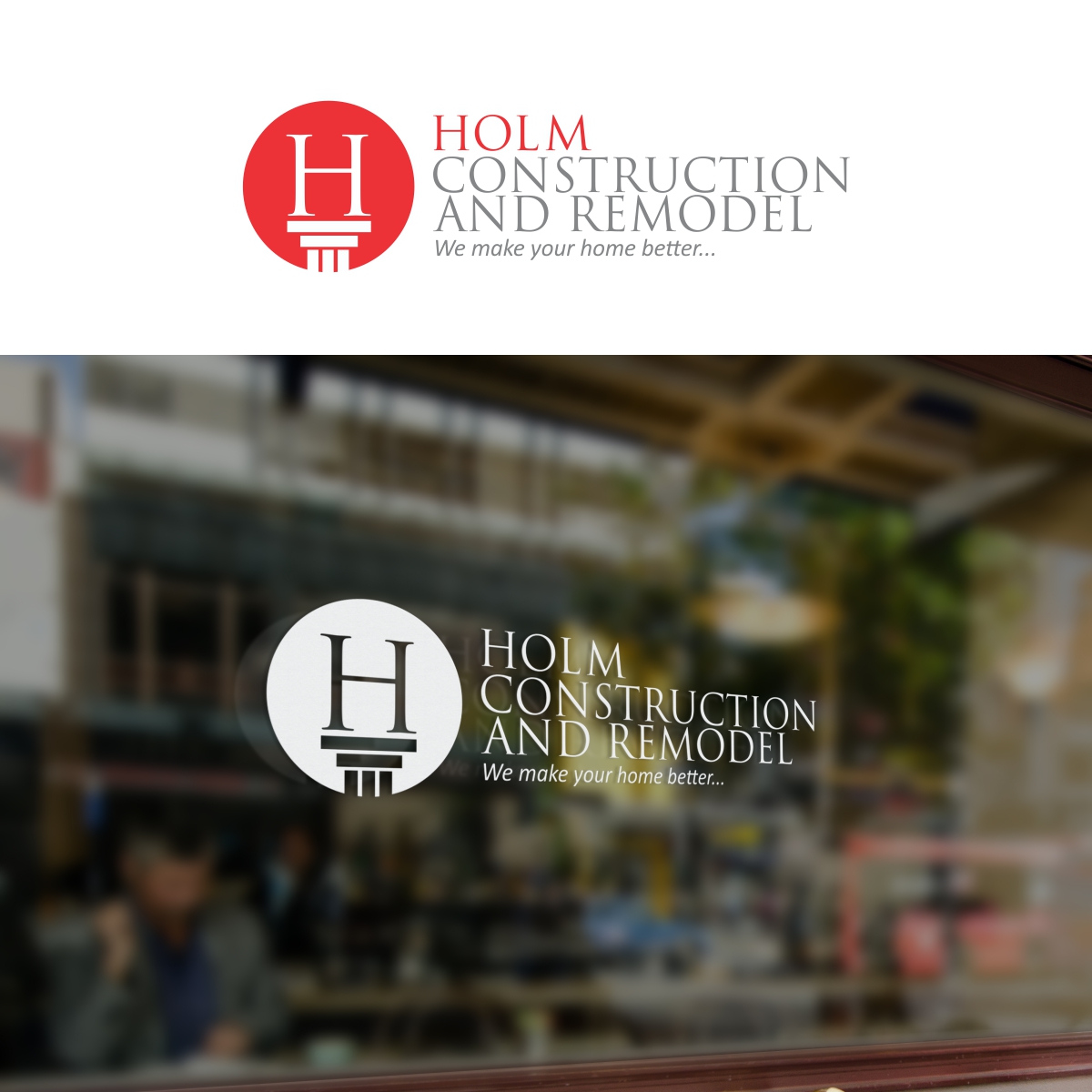Diseño de Logo por cb1318 para Holm Construction and Remodel | Diseño #5214918