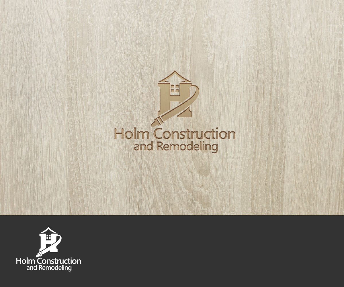 Diseño de Logo por adroitmayo para Holm Construction and Remodel | Diseño #5211909