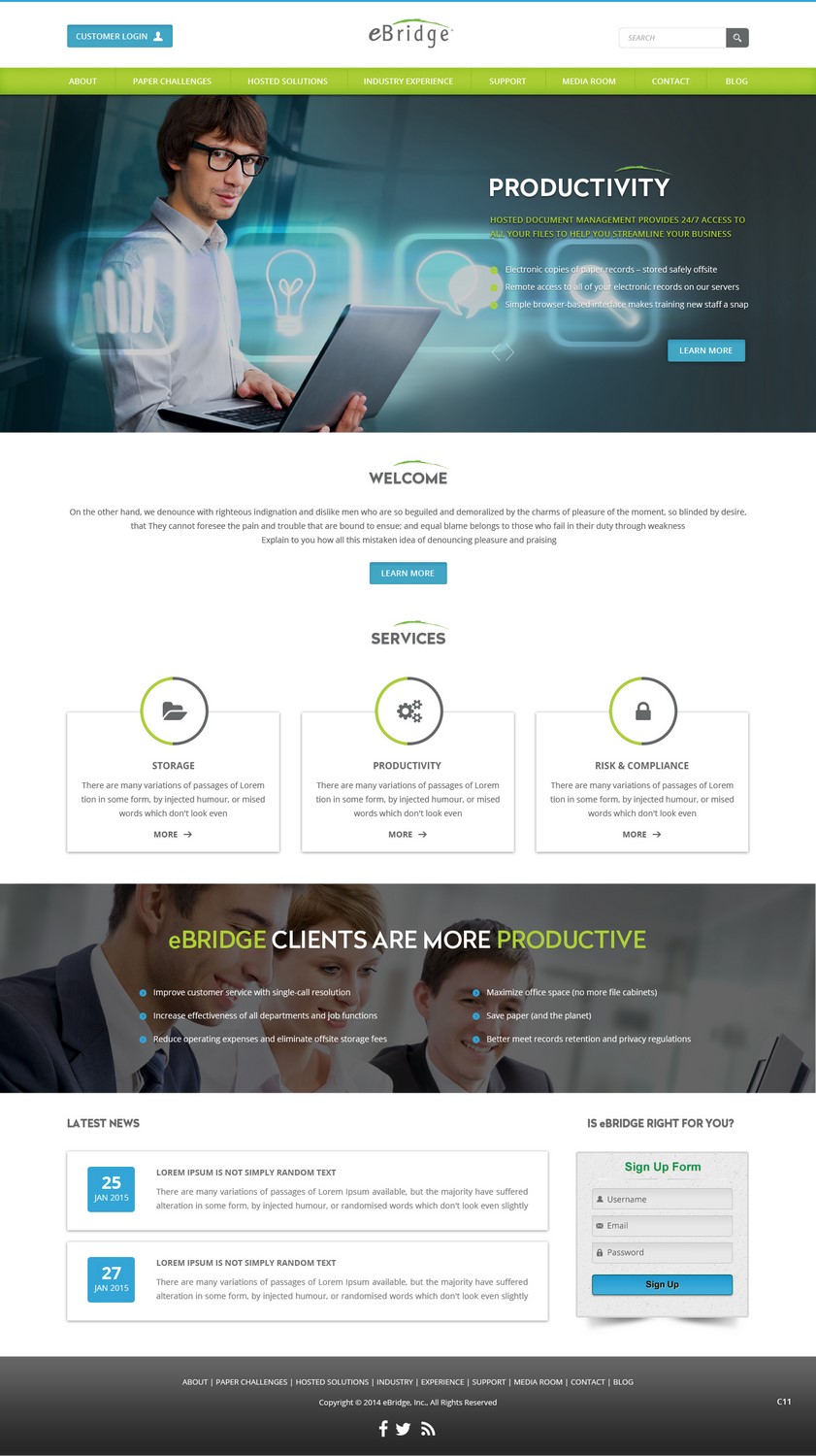Web Design by pb for this project | Design #5222074