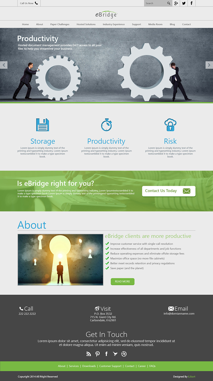Web Design by iLibart for this project | Design #5229214