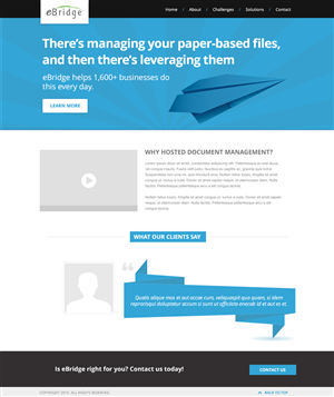 Web Design by bottlestreet for this project | Design: #5292402
