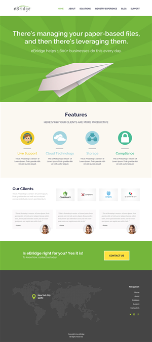 Web Design by bottlestreet for this project | Design: #5295281