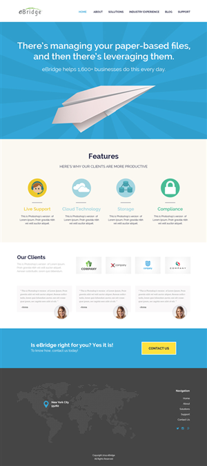 Web Design by bottlestreet for this project | Design: #5295285