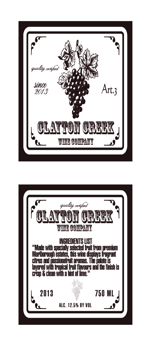 Grafik-Design von klakson für Del Rio Vineyards | Design #1456270