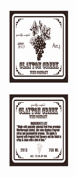 Grafik-Design von klakson für Del Rio Vineyards | Design #1456270