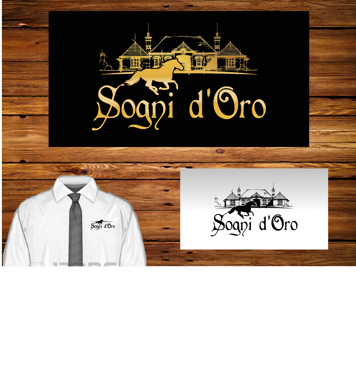 Logo Design by Living Horses Graphics for Sogni d''''Oro | Design #6498286