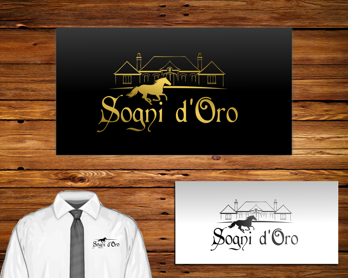 Logo-Design von Living Horses Graphics für Sogni d''''Oro | Design #6501394