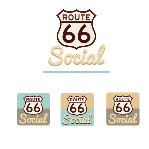 Diseño de Logo por lightdarkdesign para Route 66 Social | Diseño #1488681