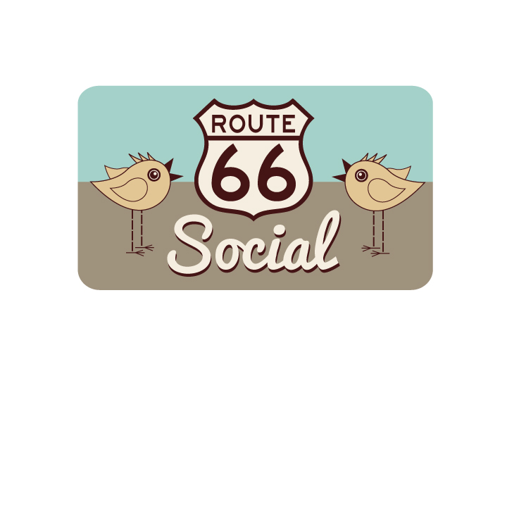 Logo Design by lightdarkdesign for Route 66 Social | Design #1552522