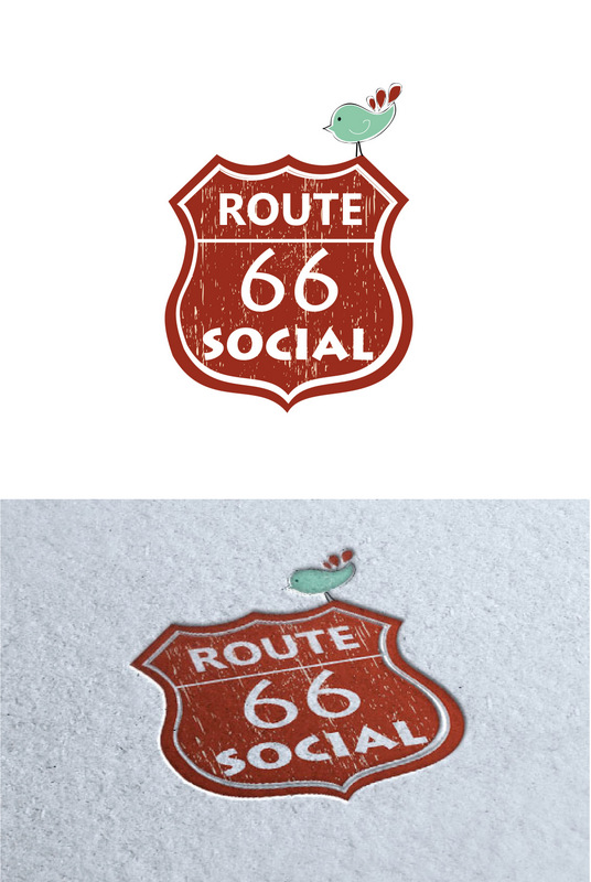 Logo Design by Nalanr cvn for Route 66 Social | Design #1515125