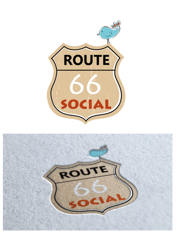 Logo Design by Nalanr cvn for Route 66 Social | Design #1515127