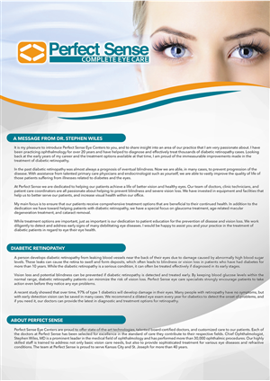 Flyer Design by indesigner for Perfect Sense Eye Care | Design: #5261640