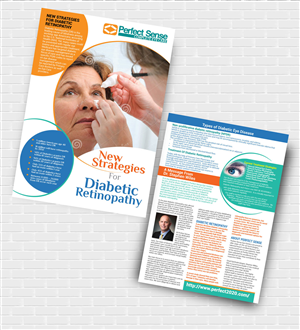 Flyer Design by Black Stallions Impressive Solutions for Perfect Sense Eye Care | Design #5242751