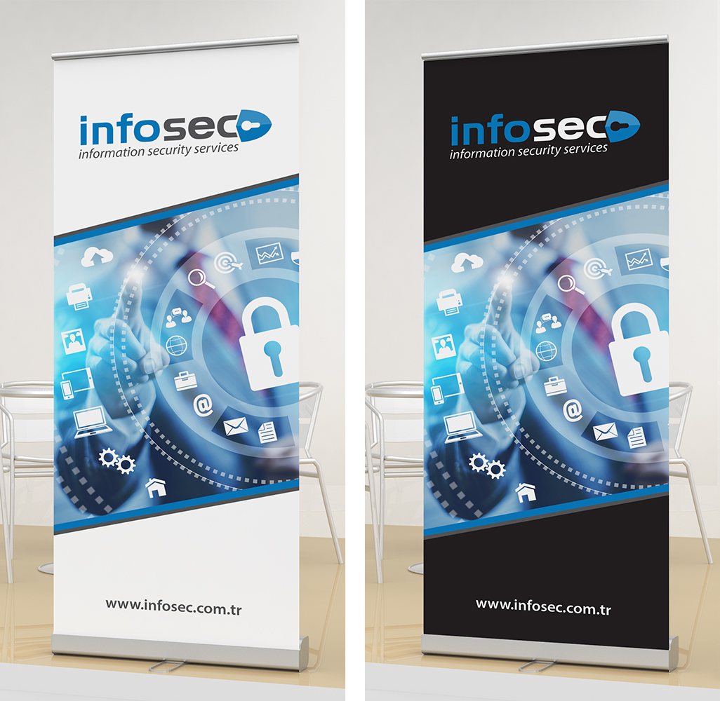 Poster Design by creative.visuals for InfoSec Bilgi Teknolojileri | Design #5299638