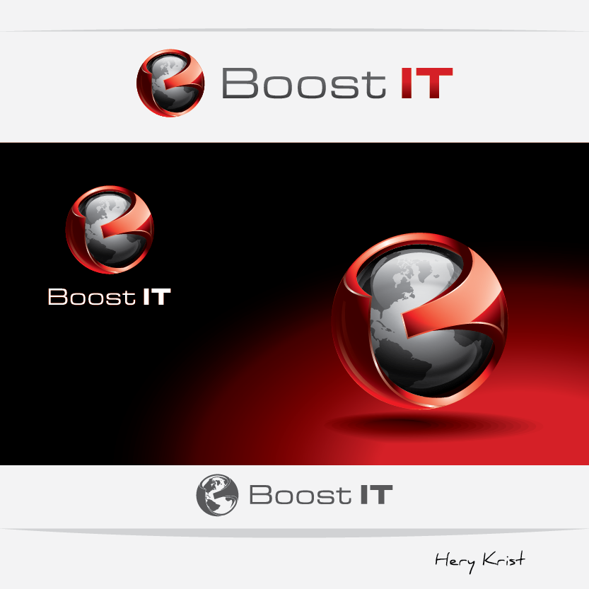 Logo Design by hery_krist for Boost IT | Design #1493517