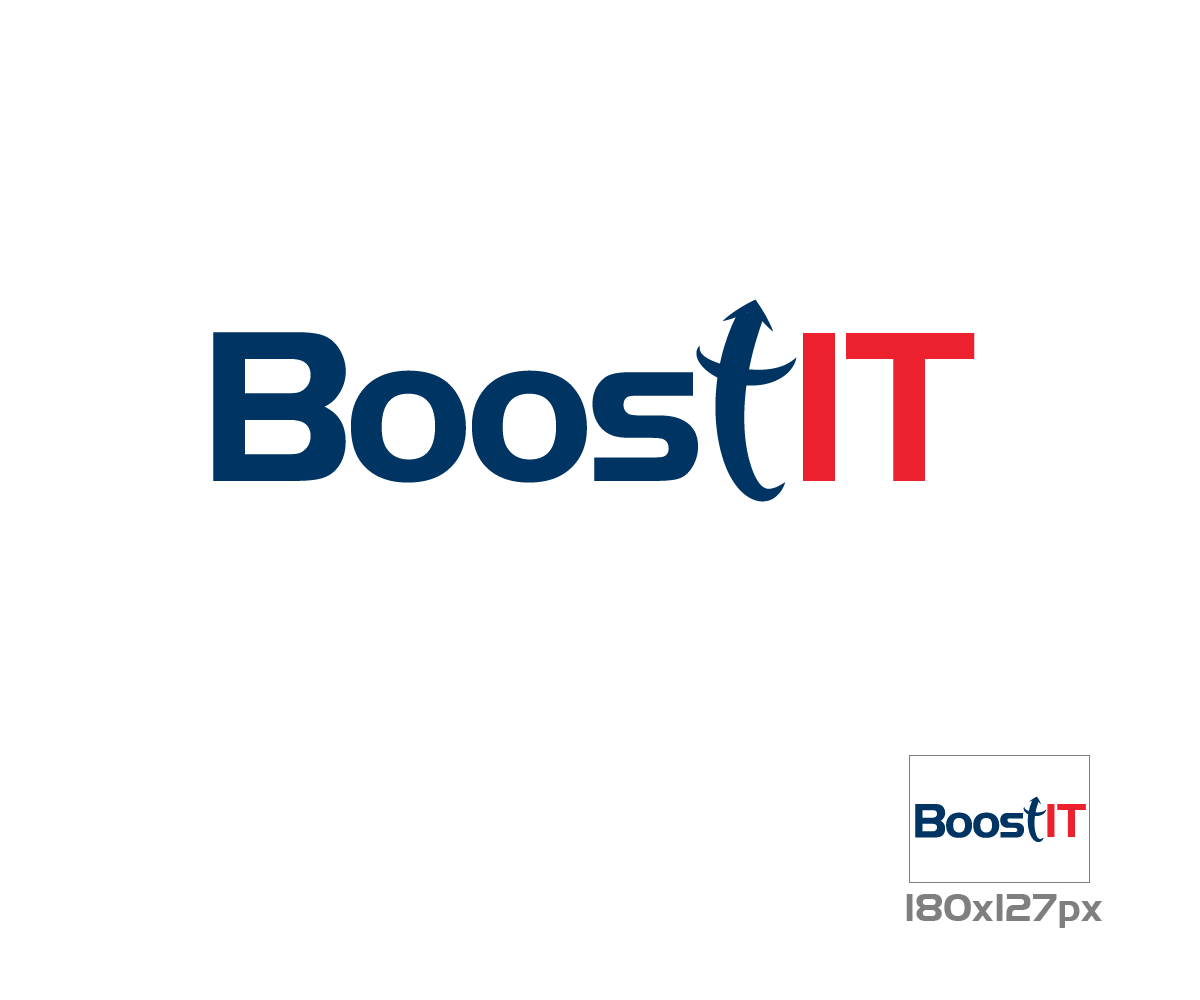Logo Design by Meow Mix for Boost IT | Design #1536206
