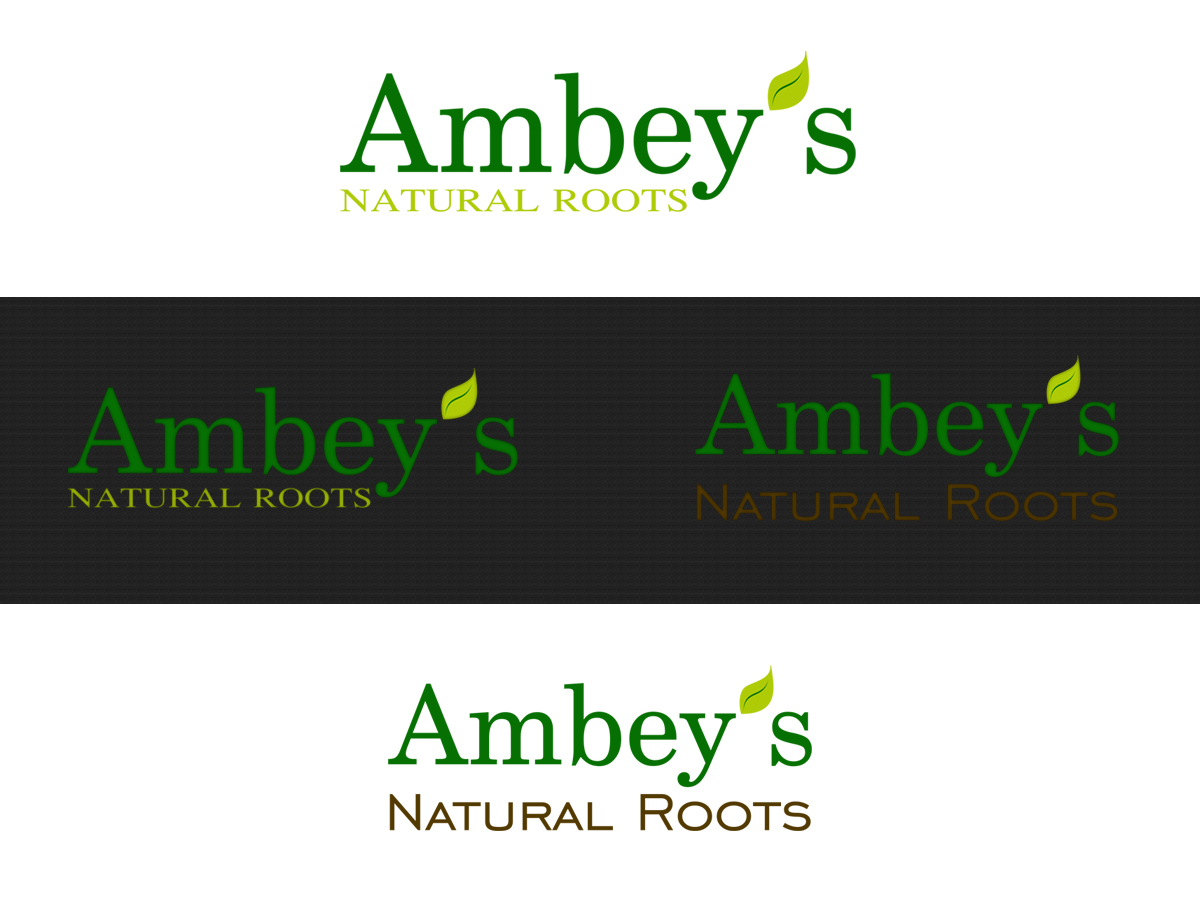 Logo-Design von krokodila für Ambey's Natural Roots, LLC | Design #5229388