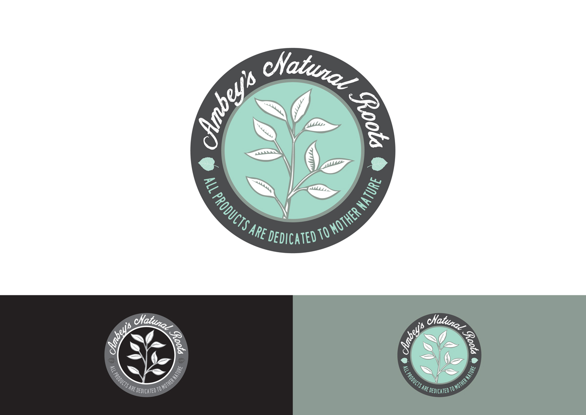 Logo Design by Katrina Goodwin for Ambey's Natural Roots, LLC | Design #5233949