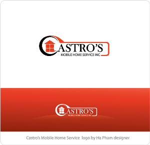 Castro's Mobile Home Service IlNC. | Logo Design by Hana