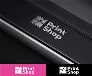 company name is printshop, slogan is we print | Logo Design by Sergio Coelho