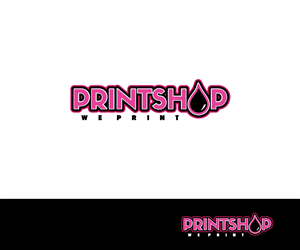 company name is printshop, slogan is we print | Logo-Design von Gintale