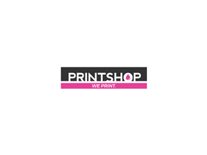 company name is printshop, slogan is we print | Logo Design by Logo Guy