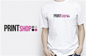 company name is printshop, slogan is we print | Logo Design by kaatem