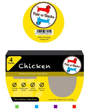 We are a Dog Treat company that is going to sell a product that can be served frozen or room temp | Packaging Design by TSEdesign