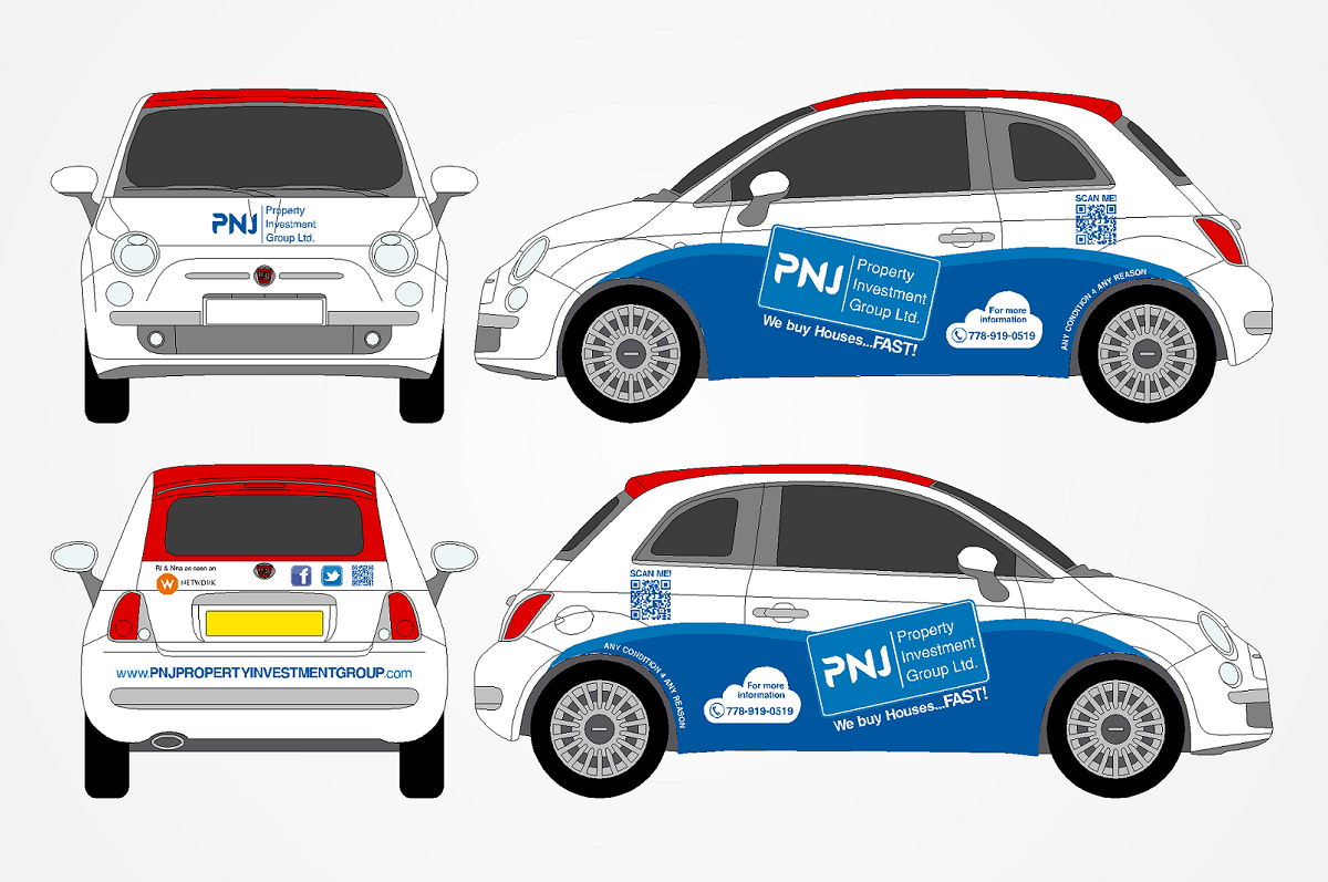 Design de Covering de Véhicule par Cyan Designs pour PNJ Property Investment Group Ltd. | Design #5270597