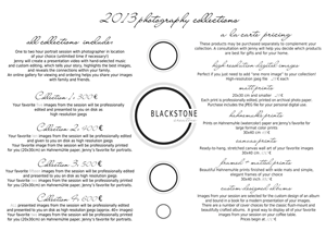 Photographer's price list | Brochure Design by Octav