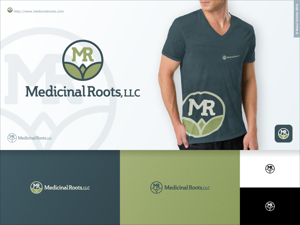 Logo-Design von Raoul Camion für Medicinal Roots, LLC. | Design #5261319