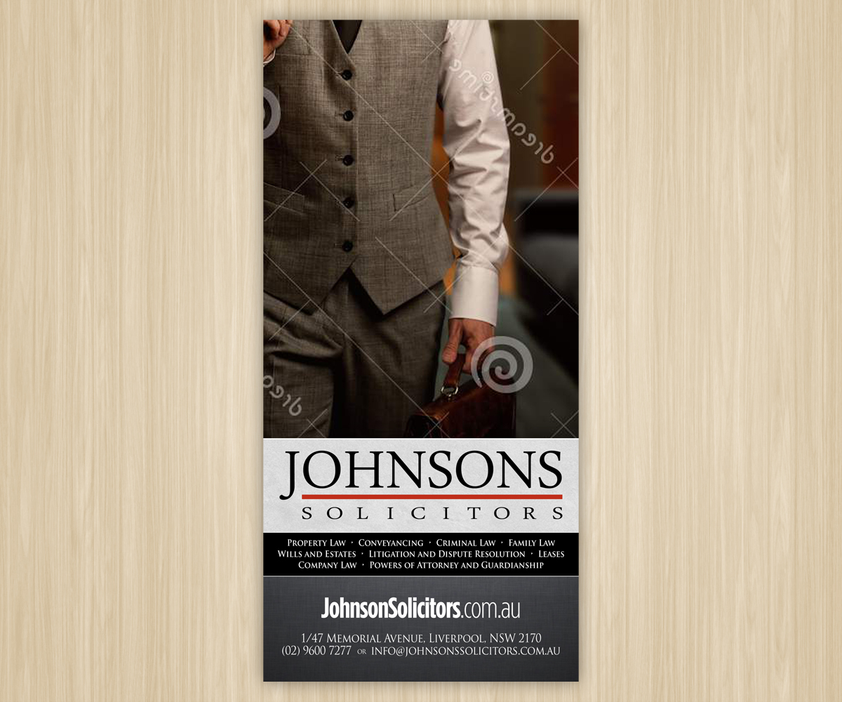 Flyer-Design von Brian Ellis für Johnsons Solicitors | Design #5238079
