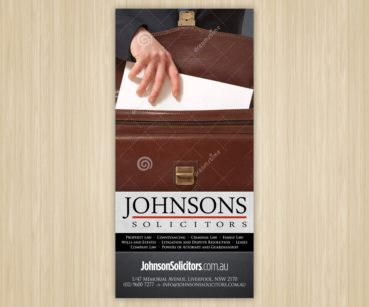 Flyer-Design von Brian Ellis für Johnsons Solicitors | Design #5238096