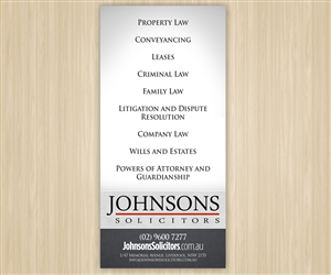 Diseño de Flyer por Brian Ellis para Johnsons Solicitors | Diseño: #5276662