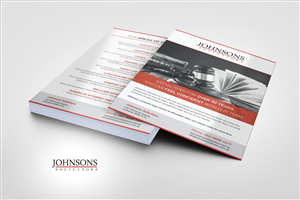 Diseño de Flyer por Oilegak para Johnsons Solicitors | Diseño: #5229627