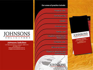 Diseño de Flyer por Yegeta para Johnsons Solicitors | Diseño: #5323565
