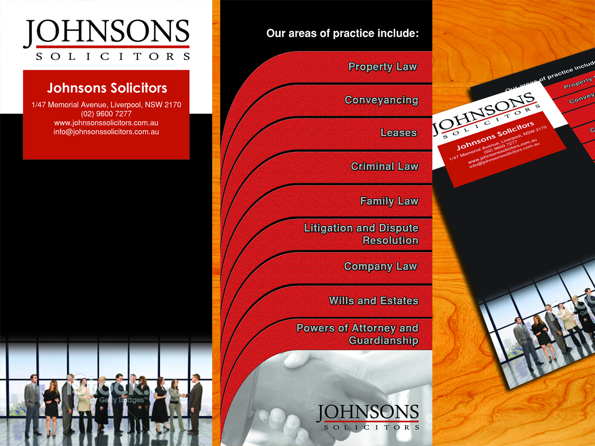 Flyer Design by Yegeta for Johnsons Solicitors | Design #5325844