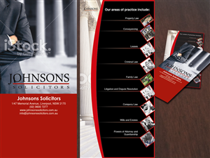 Flyer-Design von Yegeta für Johnsons Solicitors | Design: #5325874