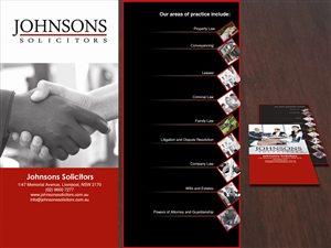 Flyer-Design von Yegeta für Johnsons Solicitors | Design: #5325916